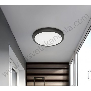 LED panel nadgradno-ugradni 20W 3CCT IP40 crni