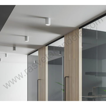 Nadgradna lampa GAMA 1xGU10 bela