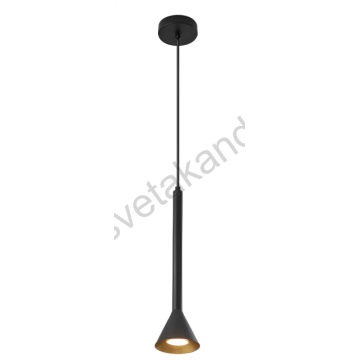 Visilica 1xGU10 crna