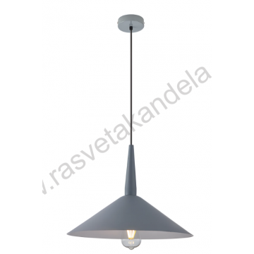 Visilica 1xE27 siva