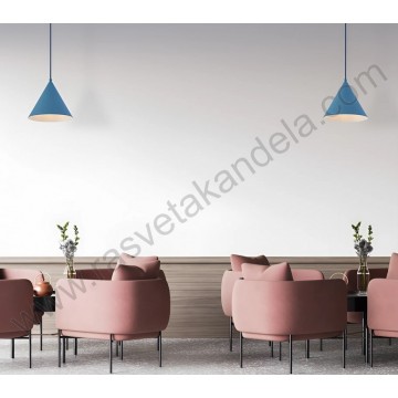 Visilica 1xE27 plava