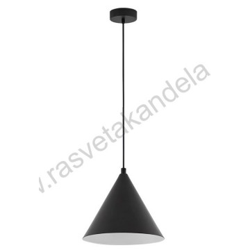Visilica 1xE27 crna