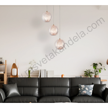 Visilica 3xG9 zlatna