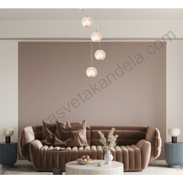 Visilica 5xG9 zlatna