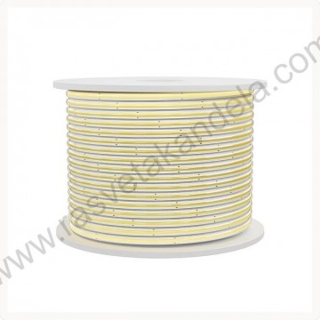 LED COB traka 220V 12W 360led 3000K IP65 kotur 50m