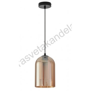 Visilica 1xE27 amber staklo