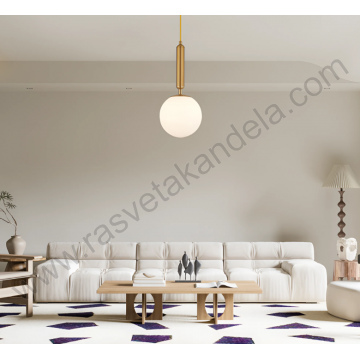Visilica 1xG9 zlatni S006