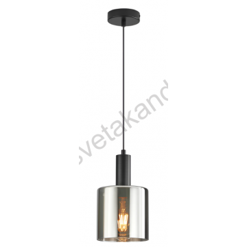 Visilica 1xE27 smoke staklo S007