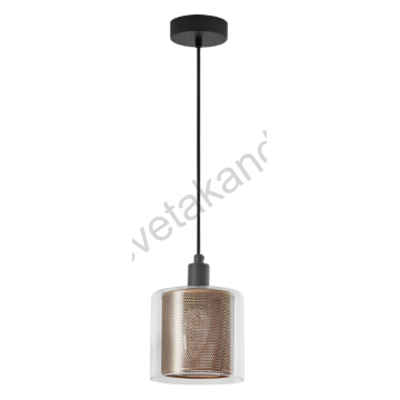 Visilica 1xE14 bakarna S008