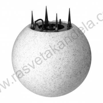 Kugla fi 380mm ubodna-efekat prirodnog kamena IP65 OFELIA