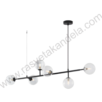 Visilica 6xG9 transparentno staklo S014