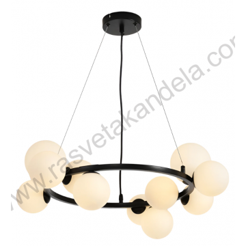 Visilica 11xG9 opal belo staklo S011