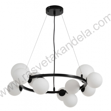 Visilica 11xG9 opal belo staklo S011