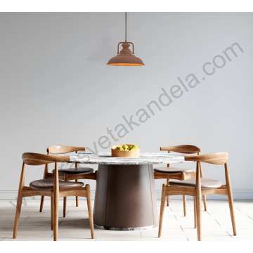 Visilica 1xE27 bakarna P002