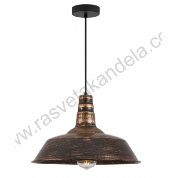 Visilica 1xE27 bronzana P003