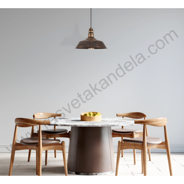 Visilica 1xE27 bronzana P003