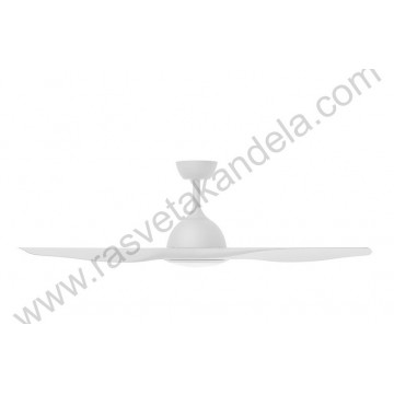 Luster ventilator sa LED svetlom 24W 3CCT beli sa daljinskim