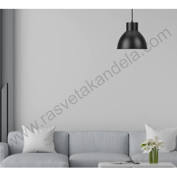 Visilica 1xE27 crna P008