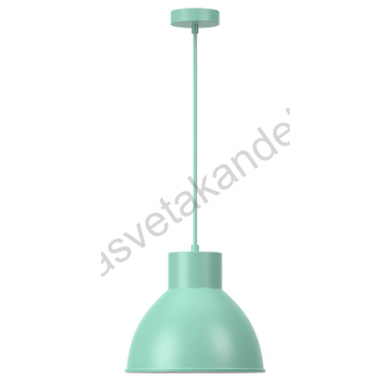 Visilica 1xE27 zelena P008