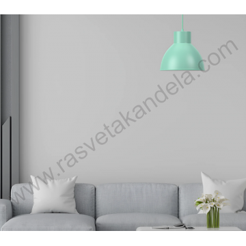 Visilica 1xE27 zelena P008
