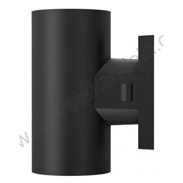 Baštenska zidna lampa 2xGU10 IP65 crna RITA