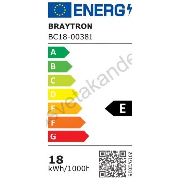 Brodska LED lampa 18W 3CCT IP65 crna BULKHEAD