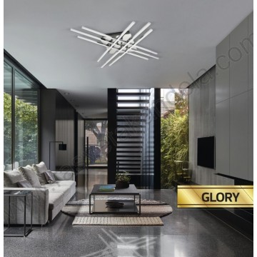 LED luster plafonjera 45W 4000K hrom GLORY