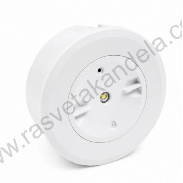 Ugradno/nadgradna punjiva led lampa 1,5W 6500K bela M626L