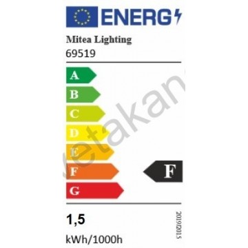 Ugradno/nadgradna punjiva led lampa 1,5W 6500K bela M626L