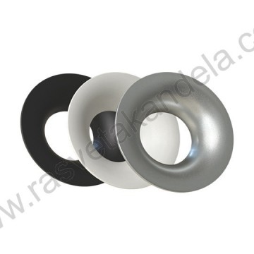 LED rozetna set 12W 3CCT crna/mat hrom/bela M206179