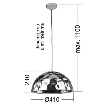 Luster visilica M0106-2