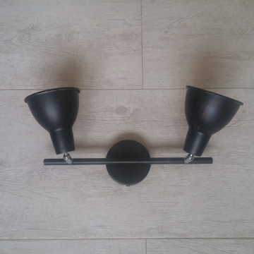 Spot lampa 2xGU10 M150420 crna-braon