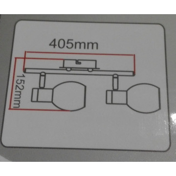 Spot lampa 2xE14 M130520 sa prekidačem