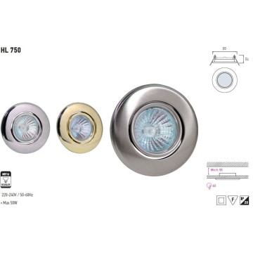 Rozetna HL750 ORKIDE hrom