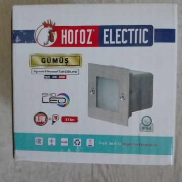 Ugradna LED lampa 0,9W GUMUS HL951L mat hrom
