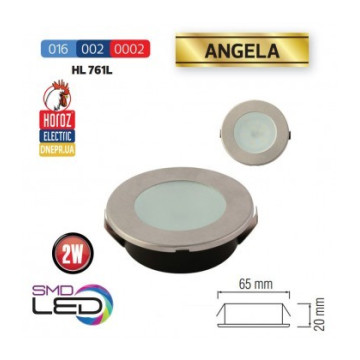 LED rozetna ANGELA HL761L 2W 4200K