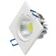 Ugradna LED lampa četvrtasta 5W HL679L VICTORIA-5 2700K bela