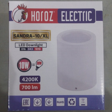 Nadgradna LED svetiljka Sandra 10W XL bela
