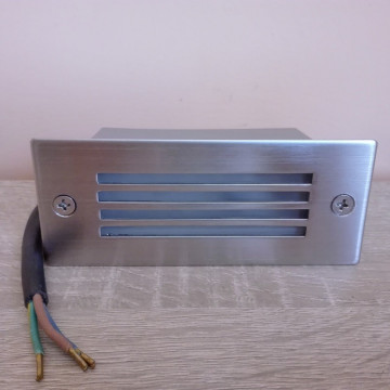 Ugradna LED lampa 1,5W HL955L AMBER mat hrom